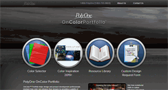 Desktop Screenshot of oncolorportfolio.com