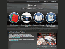 Tablet Screenshot of oncolorportfolio.com